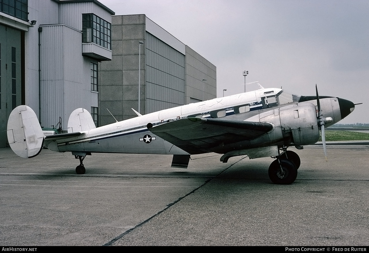 Aircraft Photo of N96240 | Beech D18S | USA - Air Force | AirHistory.net #731993