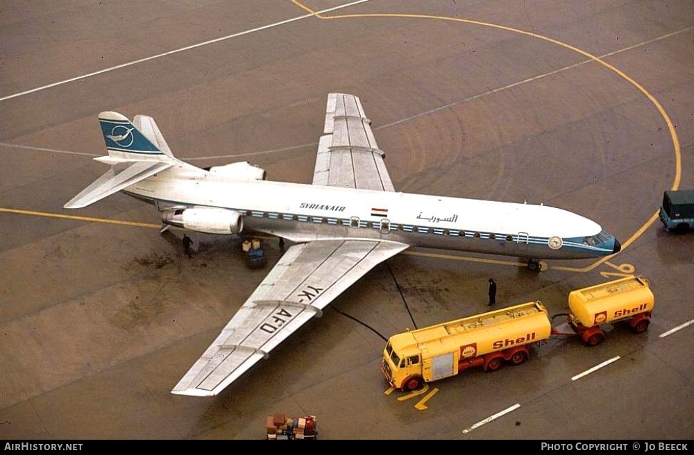 Aircraft Photo of YK-AFD | Sud SE-210 Caravelle 10B3 Super B | Syrian Air - Syrian Arab Airlines | AirHistory.net #731997