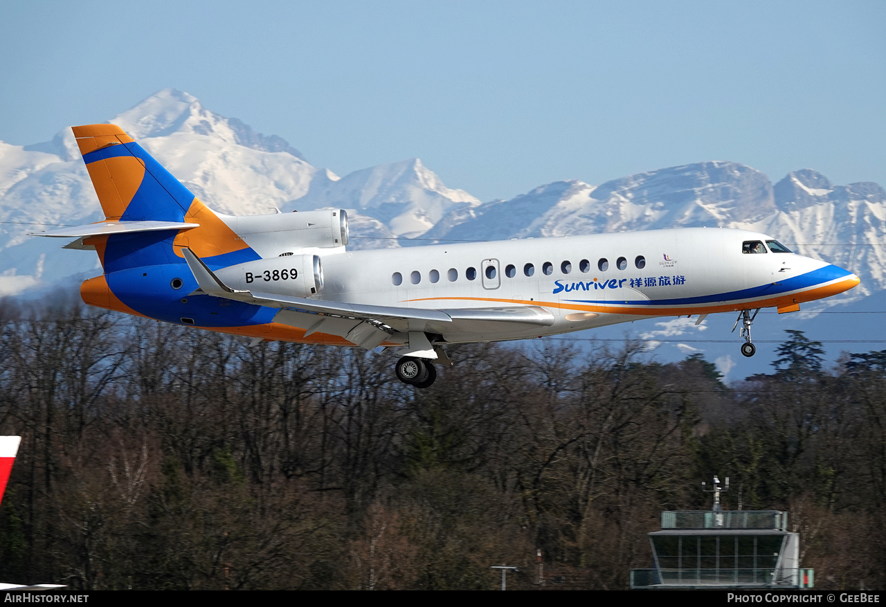 Aircraft Photo of B-3869 | Dassault Falcon 7X | Xiangyuan Travel | AirHistory.net #732015