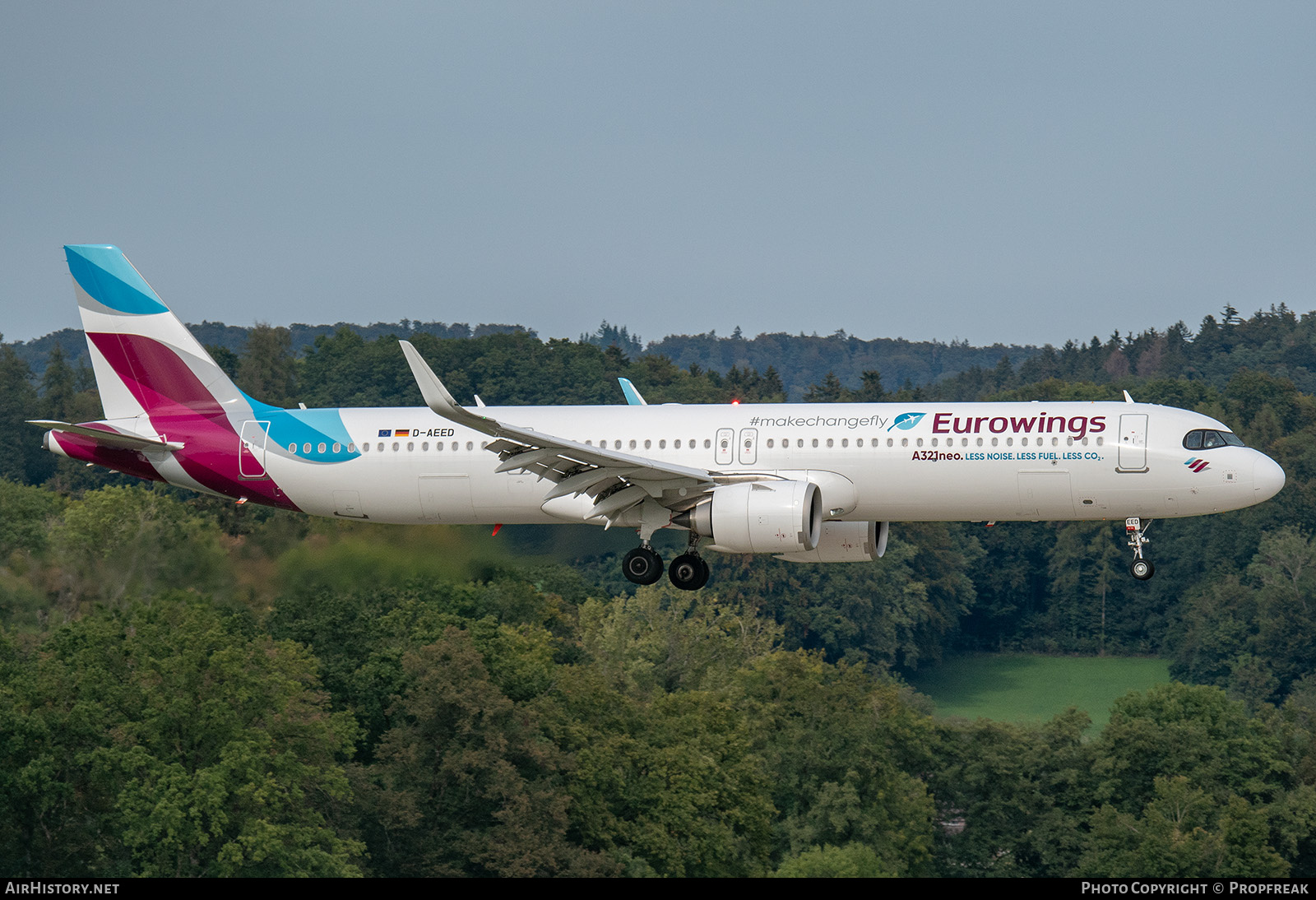 Aircraft Photo of D-AEED | Airbus A321-251NX | Eurowings | AirHistory.net #732032
