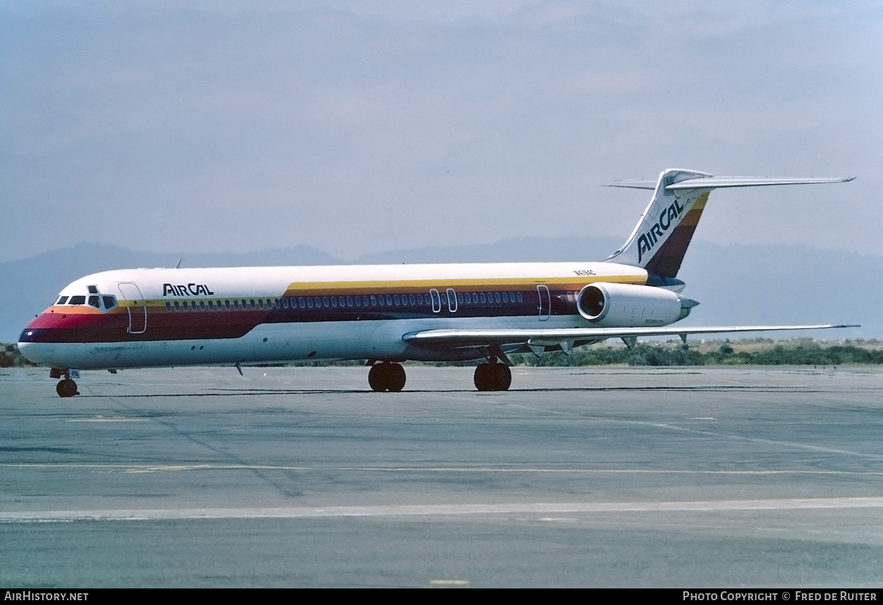 Aircraft Photo of N479AC | McDonnell Douglas MD-82 (DC-9-82) | AirCal | AirHistory.net #732039