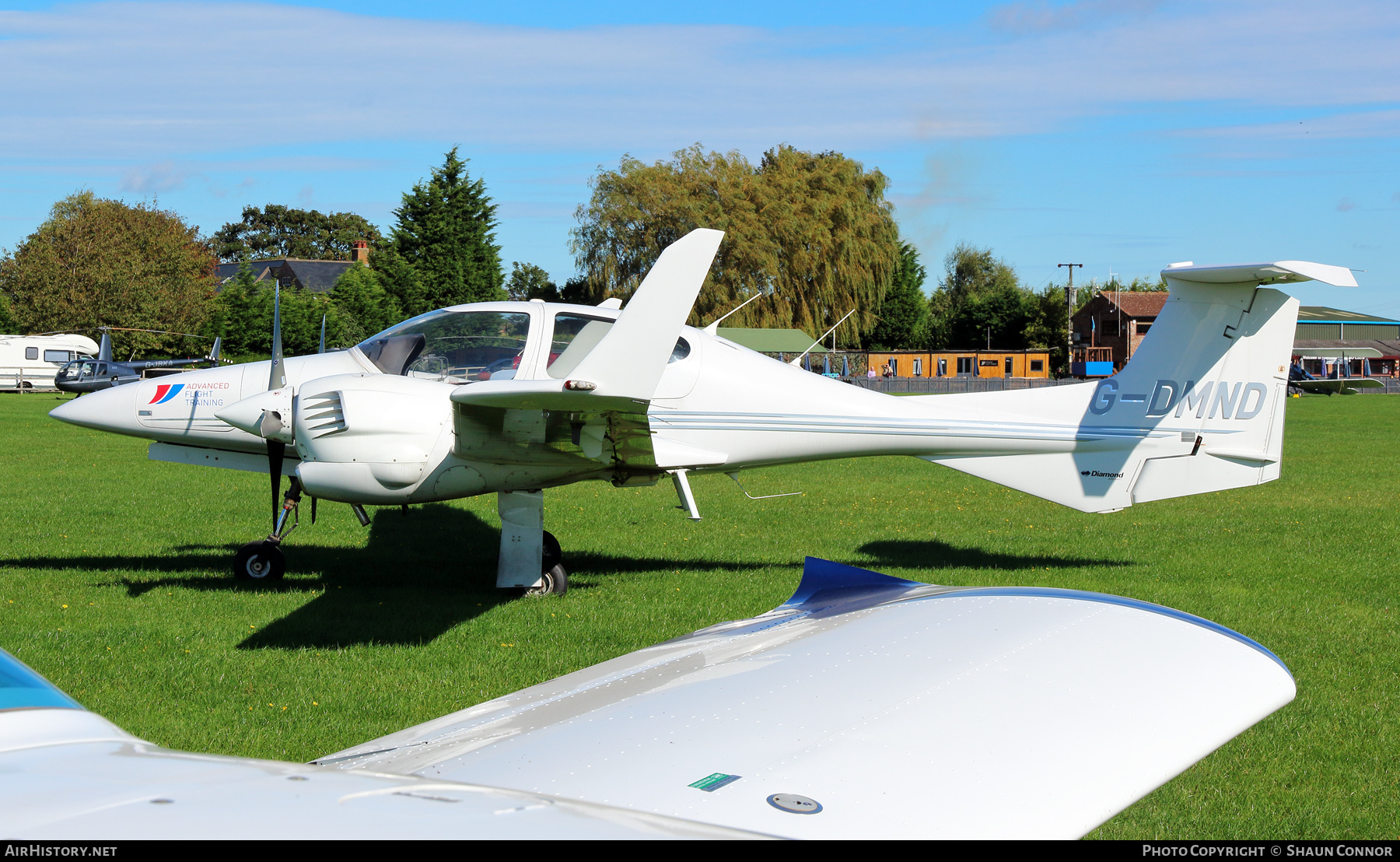 Aircraft Photo of G-DMND | Diamond DA42 Twin Star | Advanced Flight Training | AirHistory.net #732047