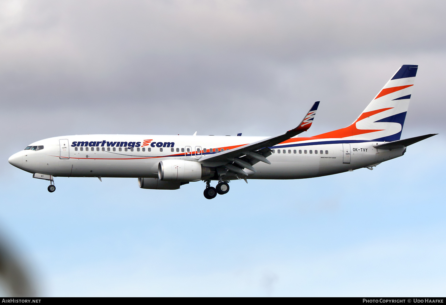 Aircraft Photo of OK-TVY | Boeing 737-8Q8 | Smartwings | AirHistory.net #732081