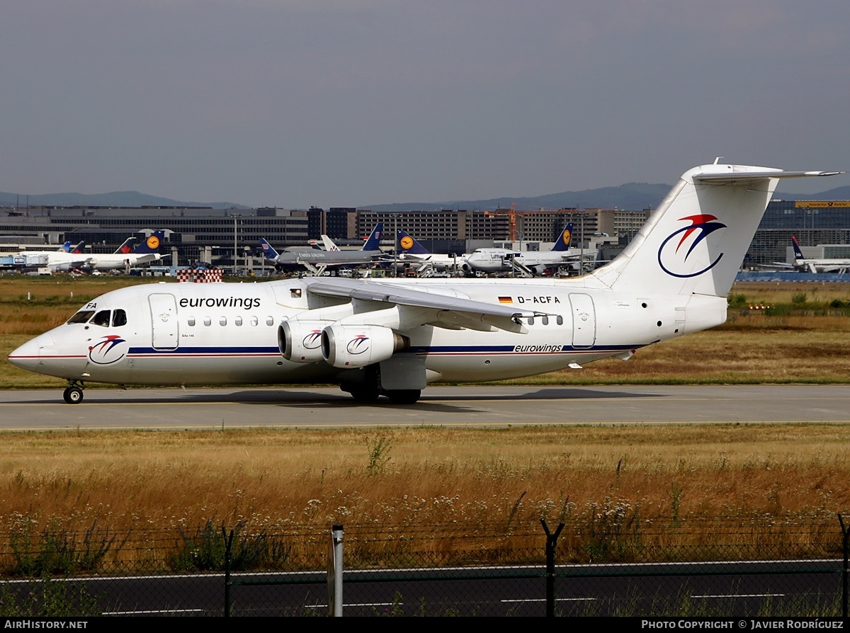 Aircraft Photo of D-ACFA | British Aerospace BAe-146-200 | Eurowings | AirHistory.net #732118