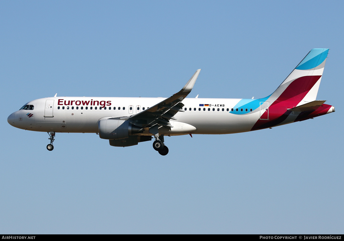 Aircraft Photo of D-AEWB | Airbus A320-214 | Eurowings | AirHistory.net #732132
