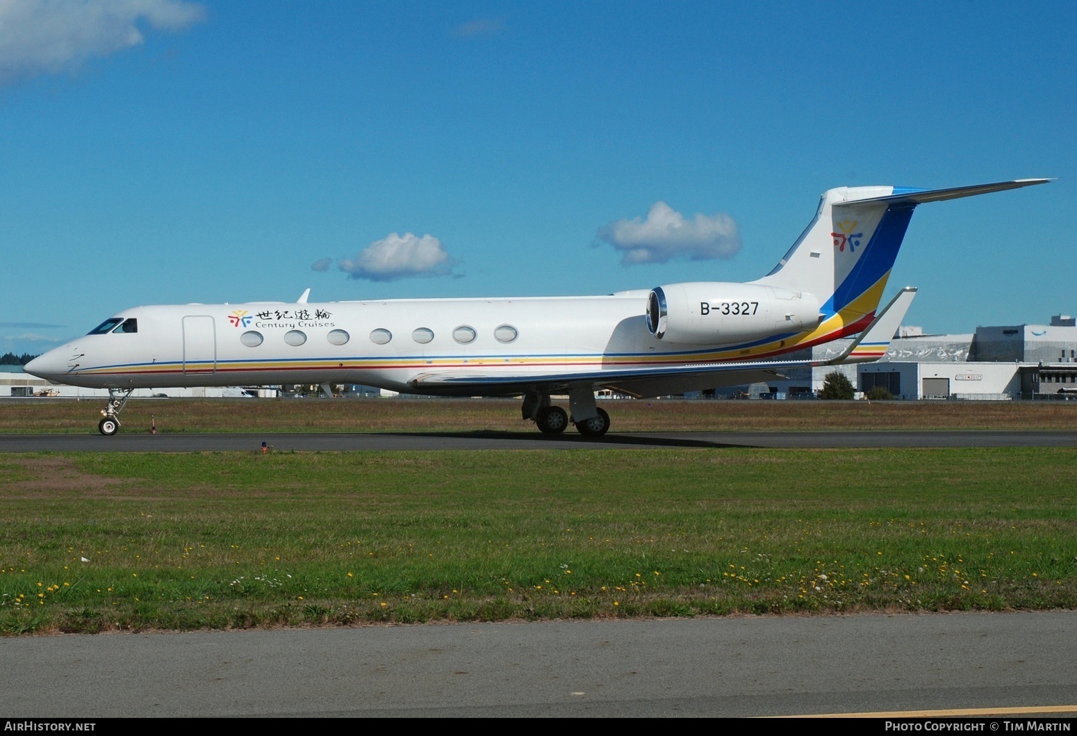 Aircraft Photo of B-3327 | Gulfstream Aerospace G-V-SP Gulfstream G550 | Century Cruises | AirHistory.net #732138