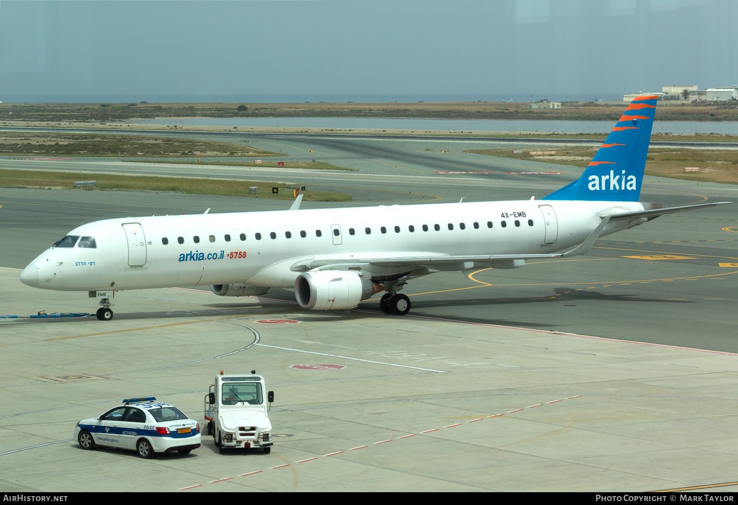 Aircraft Photo of 4X-EMB | Embraer 190LR (ERJ-190-100LR) | Arkia Israeli Airlines | AirHistory.net #732173