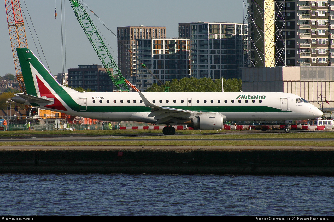 Aircraft Photo of EI-RNA | Embraer 190STD (ERJ-190-100STD) | Alitalia CityLiner | AirHistory.net #732185