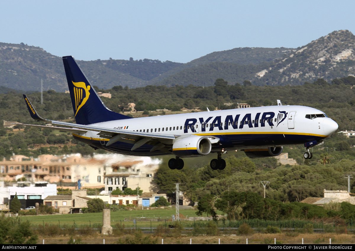 Aircraft Photo of EI-EVM | Boeing 737-8AS | Ryanair | AirHistory.net #732192