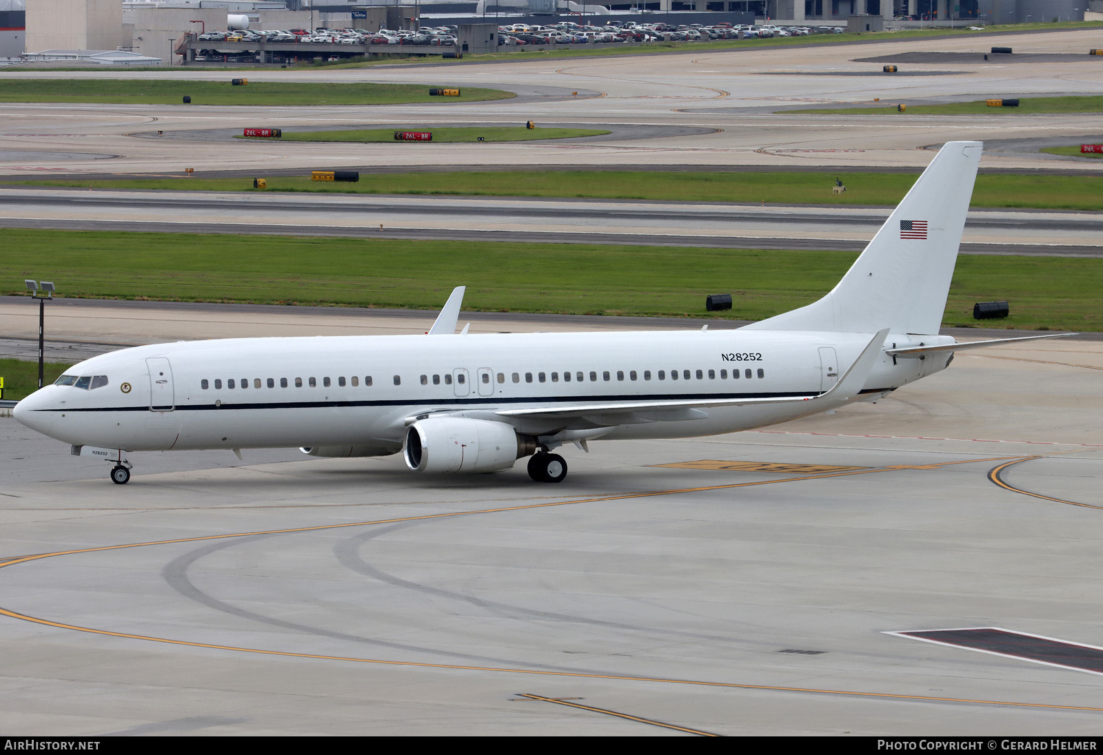 Aircraft Photo of N28252 | Boeing 737-8Q8 | US Department of Justice | AirHistory.net #732225