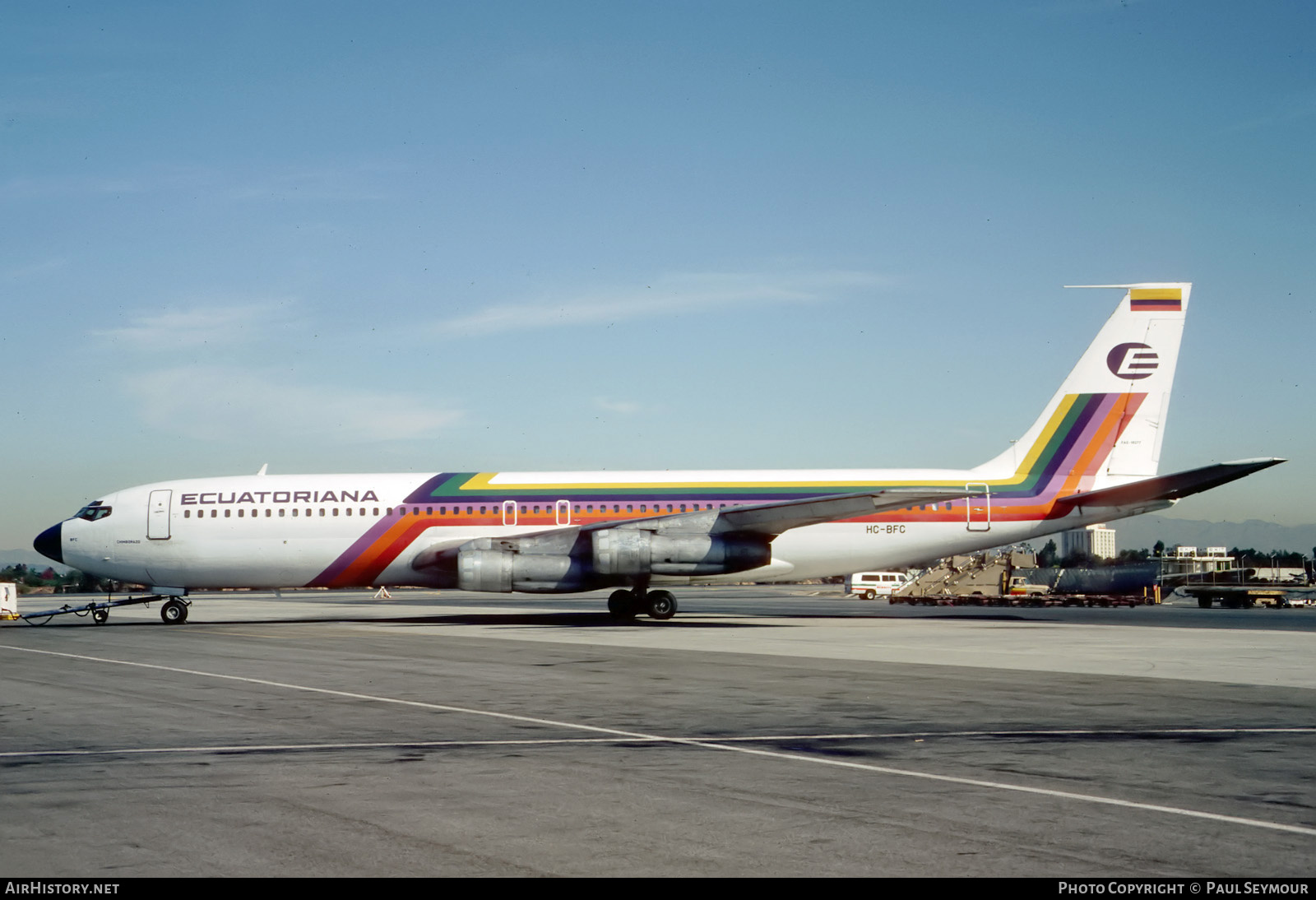 Aircraft Photo of HC-BFC | Boeing 707-321B | Ecuatoriana | AirHistory.net #732226