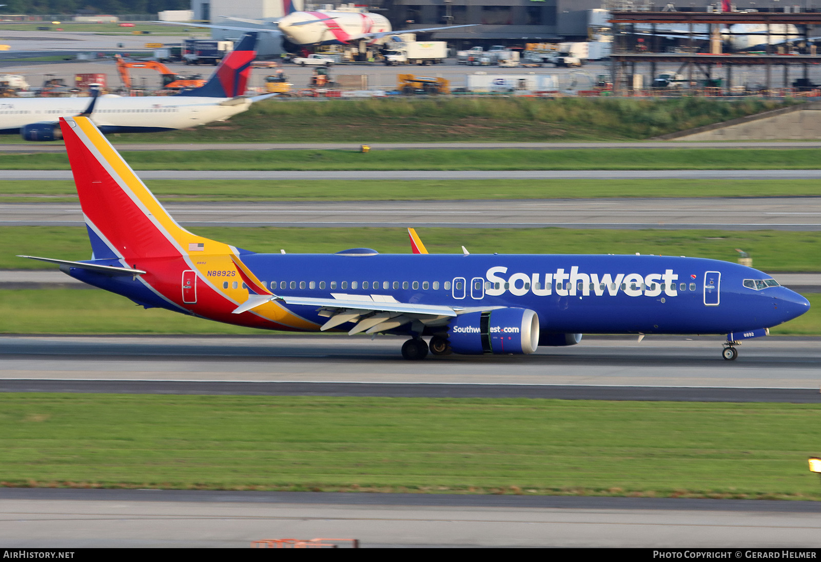 Aircraft Photo of N8892S | Boeing 737-8 Max 8 | Southwest Airlines | AirHistory.net #732242