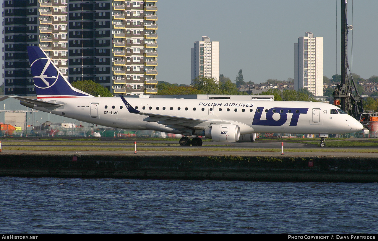 Aircraft Photo of SP-LMC | Embraer 190STD (ERJ-190-100STD) | LOT Polish Airlines - Polskie Linie Lotnicze | AirHistory.net #732294