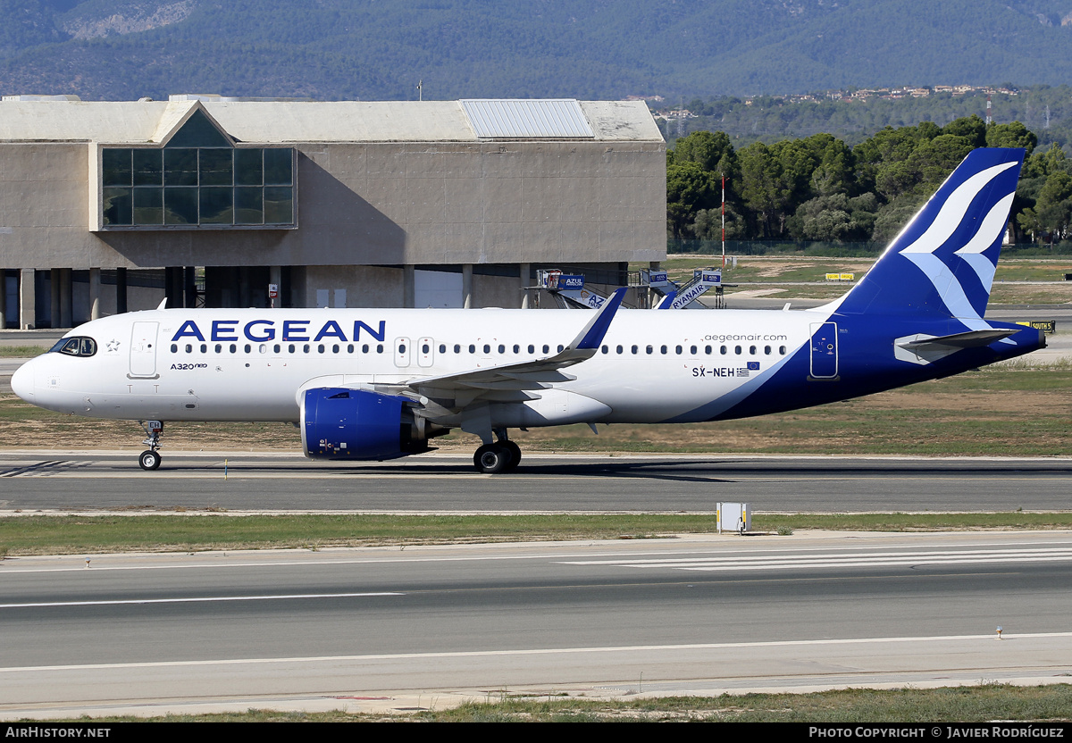 Aircraft Photo of SX-NEH | Airbus A320-271N | Aegean Airlines | AirHistory.net #732297