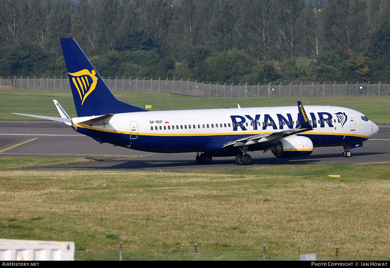 Aircraft Photo of SP-RKP | Boeing 737-8AS | Ryanair | AirHistory.net #732299