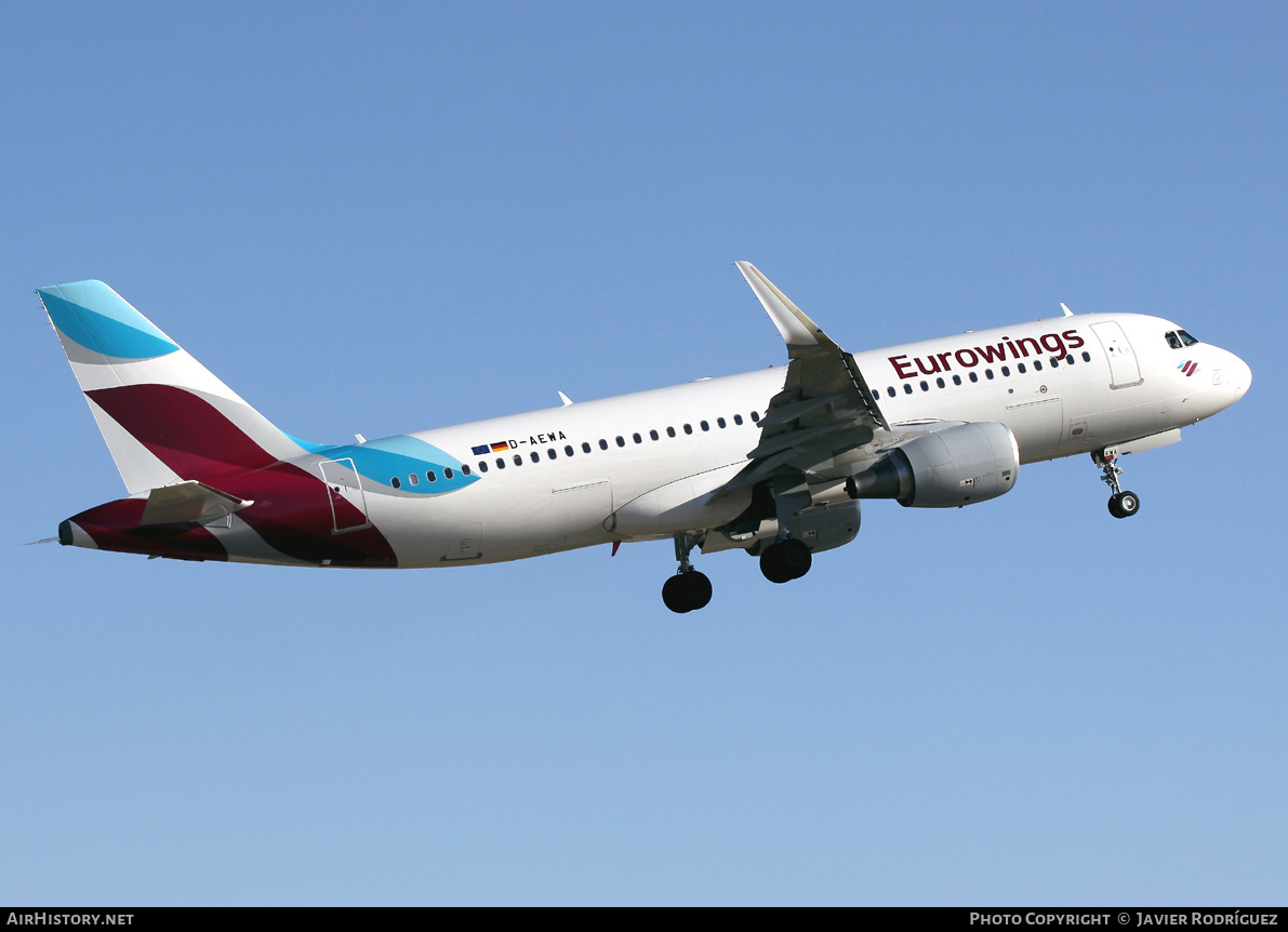 Aircraft Photo of D-AEWA | Airbus A320-214 | Eurowings | AirHistory.net #732307