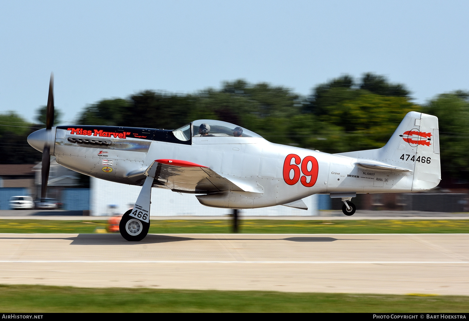 Aircraft Photo of N10607 / NL10607 / 474466 | North American P-51D Mustang | USA - Air Force | AirHistory.net #732318