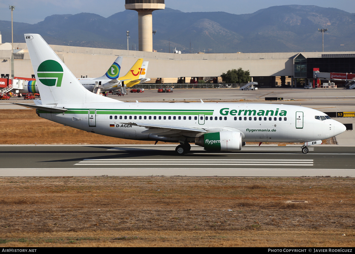 Aircraft Photo of D-AGER | Boeing 737-75B | Germania | AirHistory.net #732332