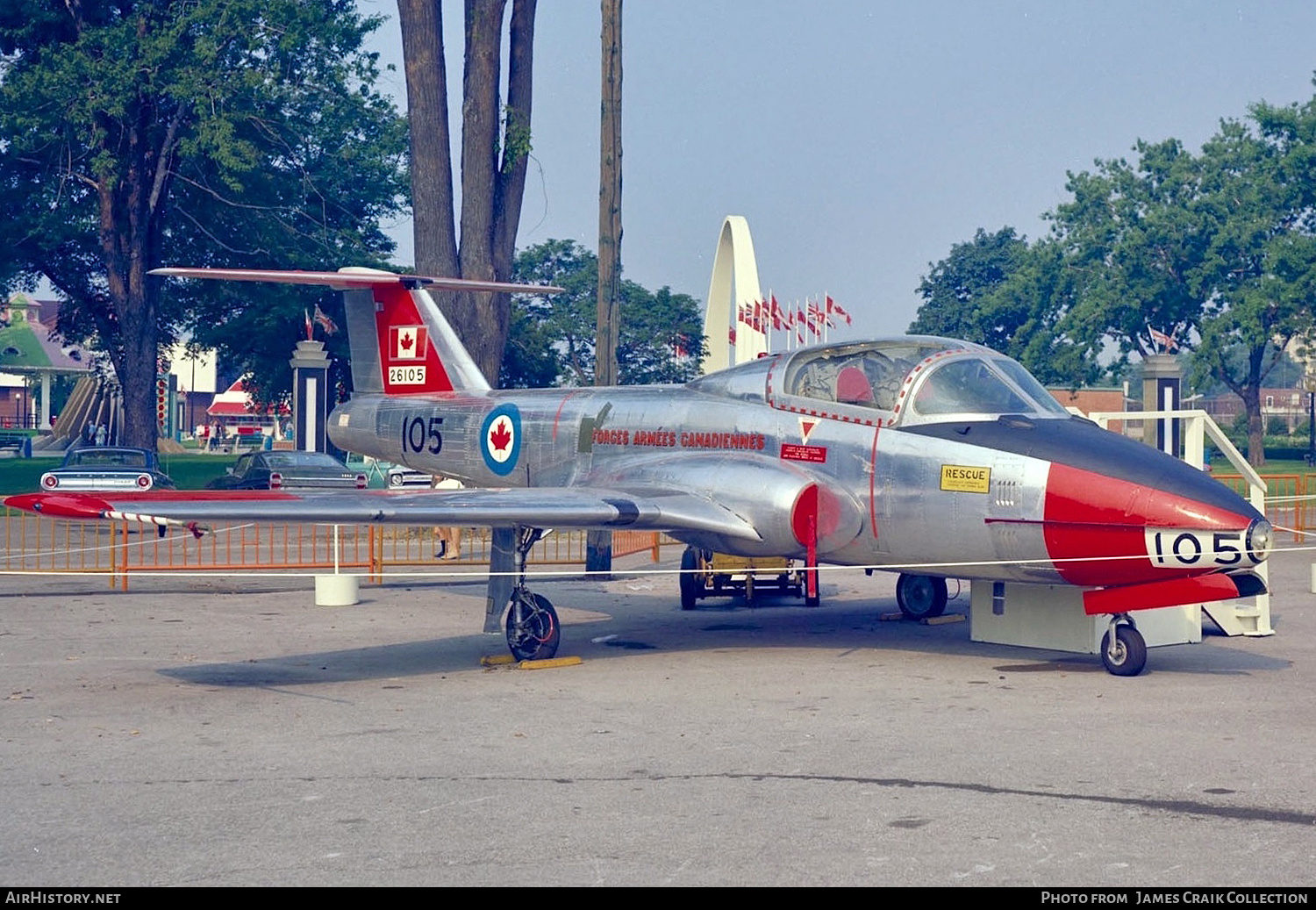 Aircraft Photo of 26105 | Canadair CT-114 Tutor (CL-41A) | Canada - Air Force | AirHistory.net #732334
