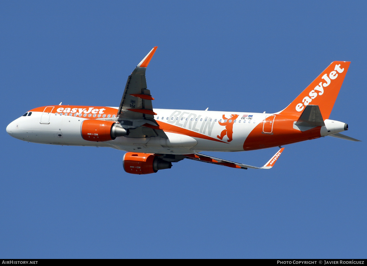 Aircraft Photo of OE-INI | Airbus A320-214 | EasyJet | AirHistory.net #732343