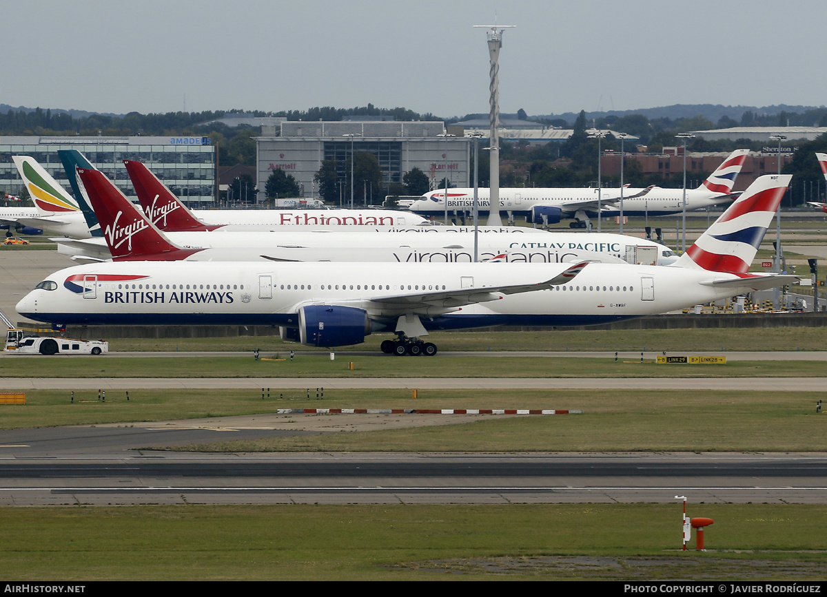 Aircraft Photo of G-XWBF | Airbus A350-1041 | British Airways | AirHistory.net #732361