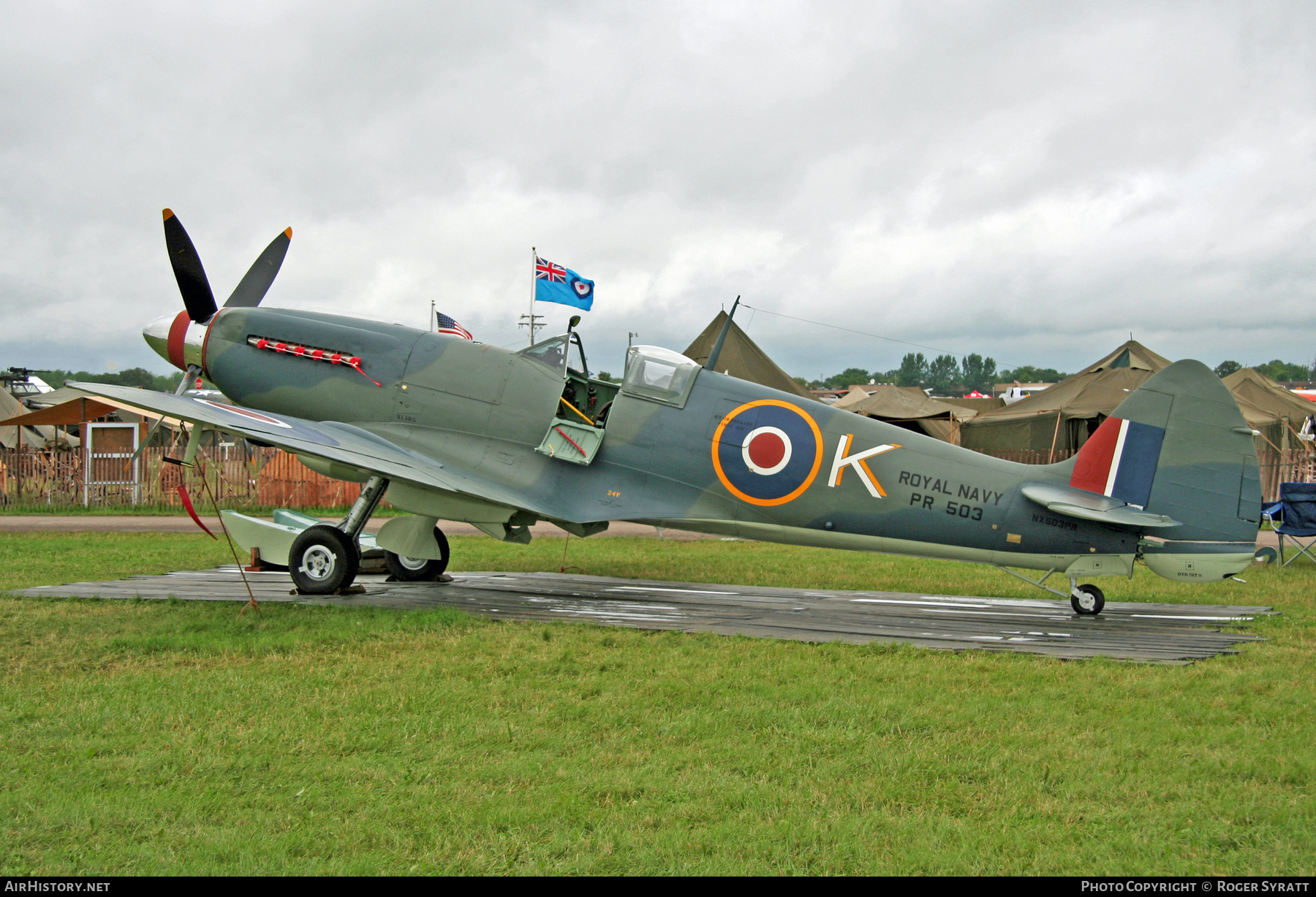 Aircraft Photo of N503PR / NX503 / PR503 | Supermarine 377 Seafire F15 | UK - Navy | AirHistory.net #732382