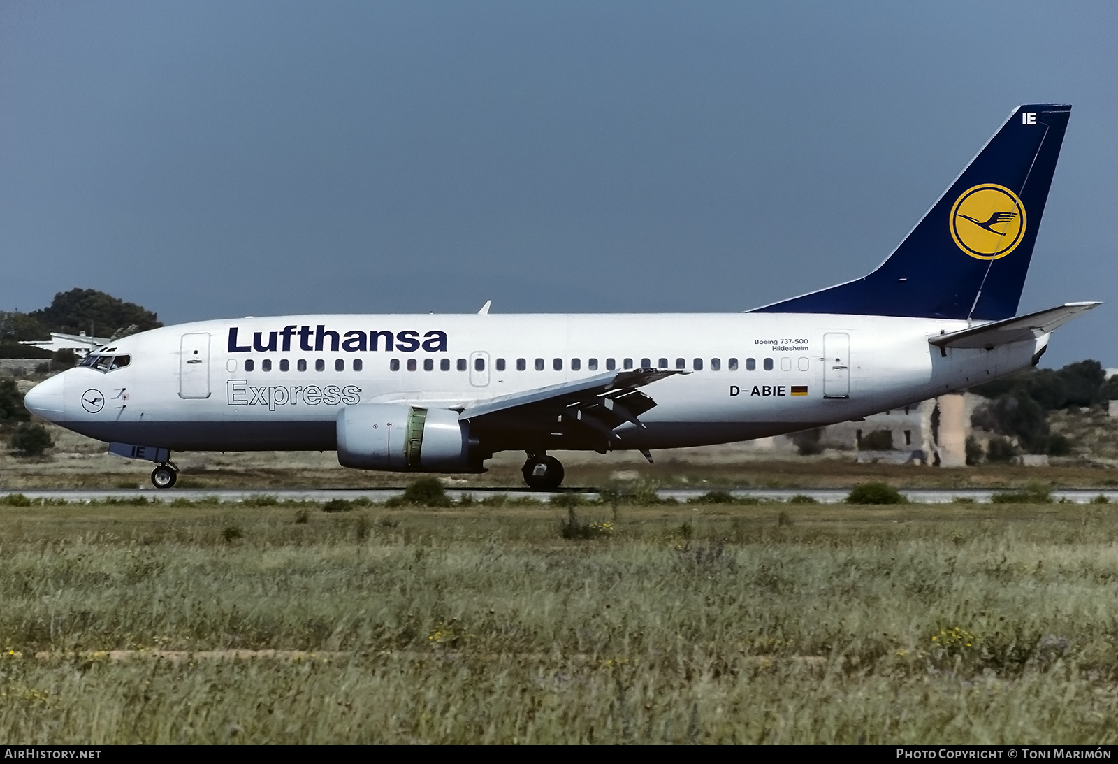 Aircraft Photo of D-ABIE | Boeing 737-530 | Lufthansa Express | AirHistory.net #732383