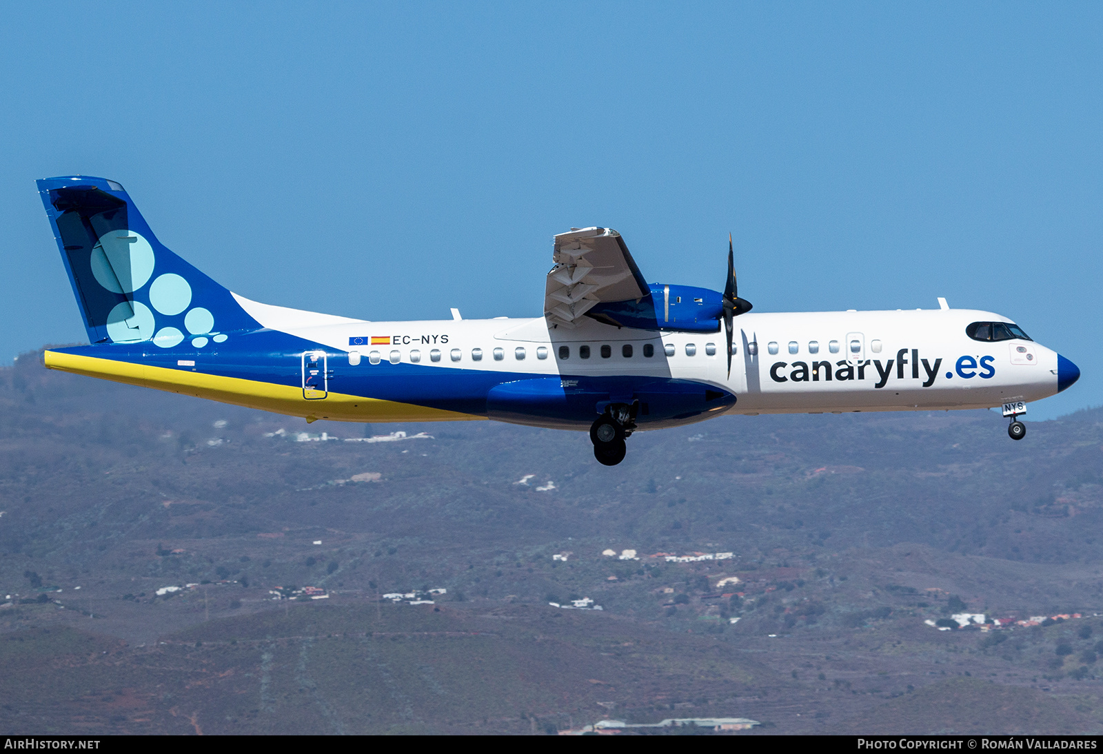Aircraft Photo of EC-NYS | ATR ATR-72-500 (ATR-72-212A) | Canaryfly | AirHistory.net #732418