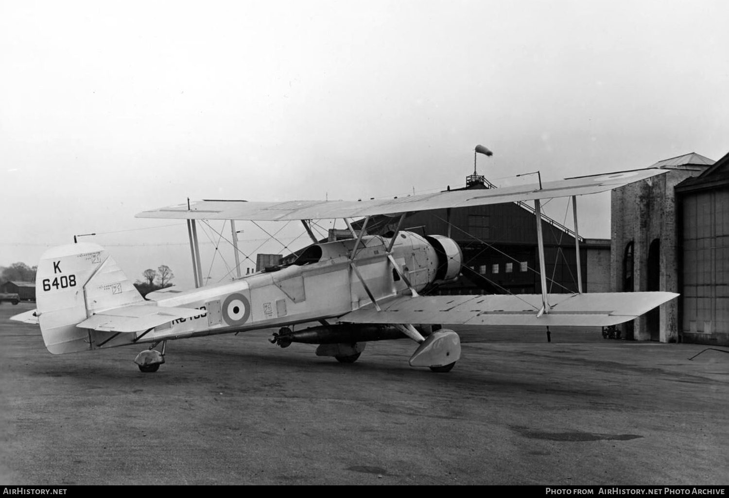 Aircraft Photo of K6408 | Vickers 286 Vildebeest IV | UK - Air Force | AirHistory.net #732440