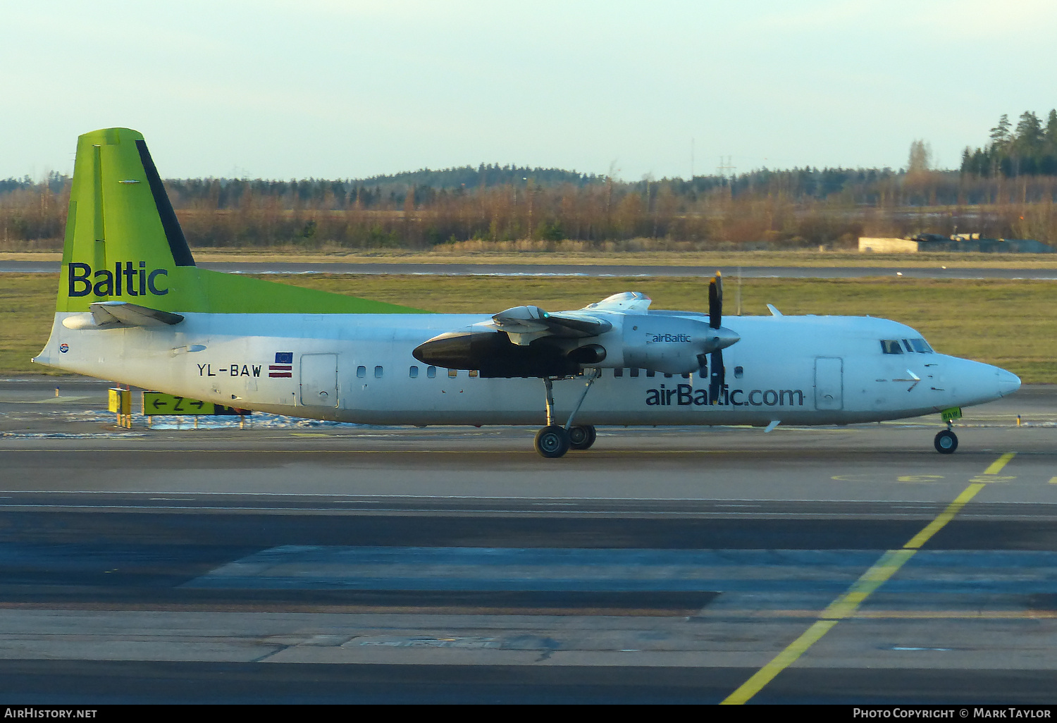 Aircraft Photo of YL-BAW | Fokker 50 | AirBaltic | AirHistory.net #732448