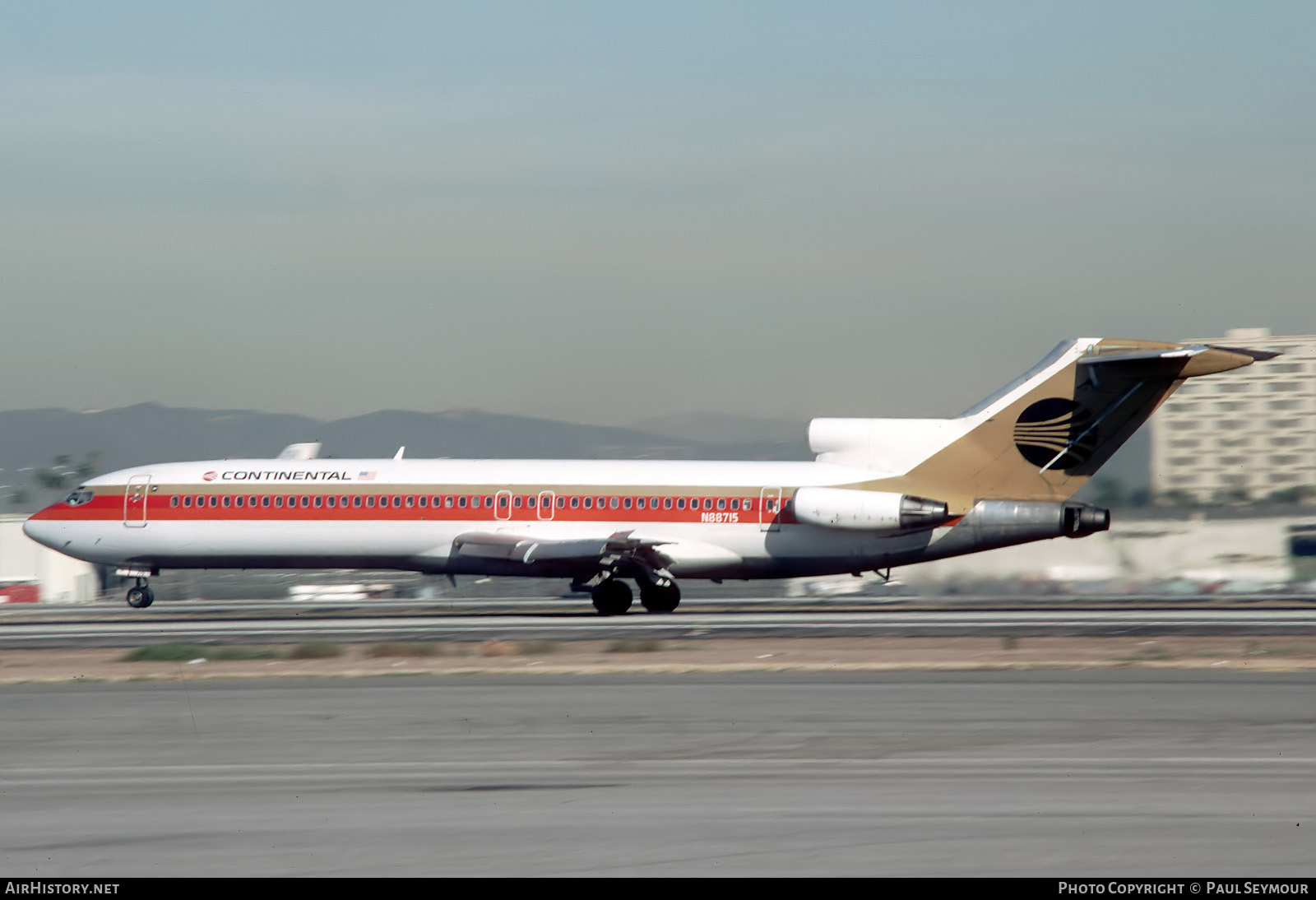 Aircraft Photo of N88715 | Boeing 727-224 | Continental Airlines | AirHistory.net #732480