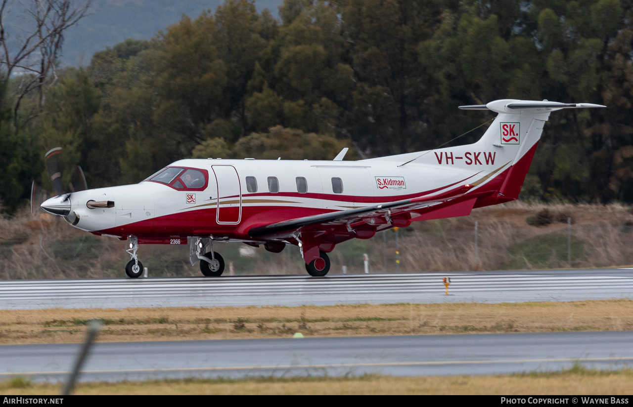 Aircraft Photo of VH-SKW | Pilatus PC-12/47E | S Kidman & Co | AirHistory.net #732486