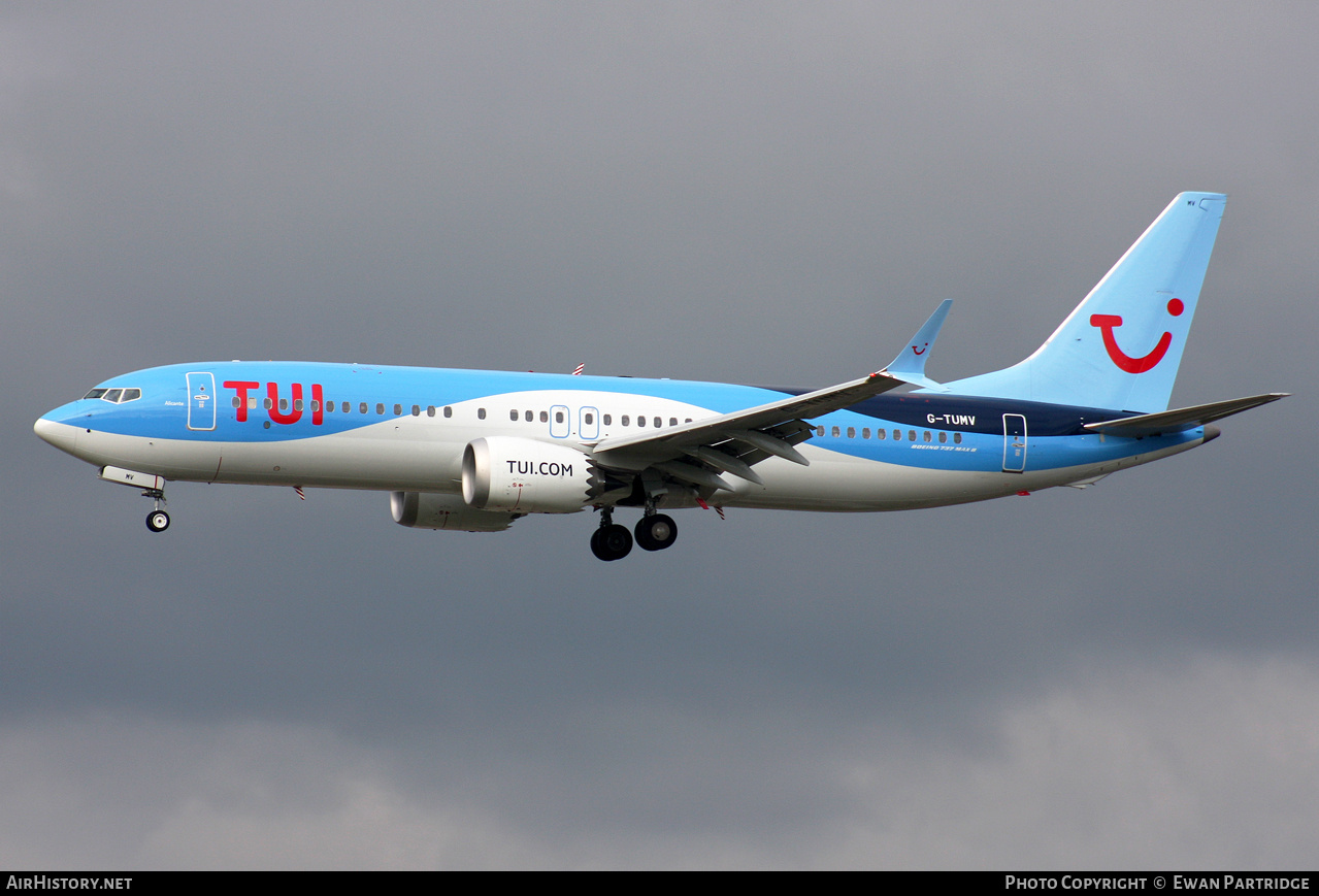Aircraft Photo of G-TUMV | Boeing 737-8 Max 8 | TUI | AirHistory.net #732572