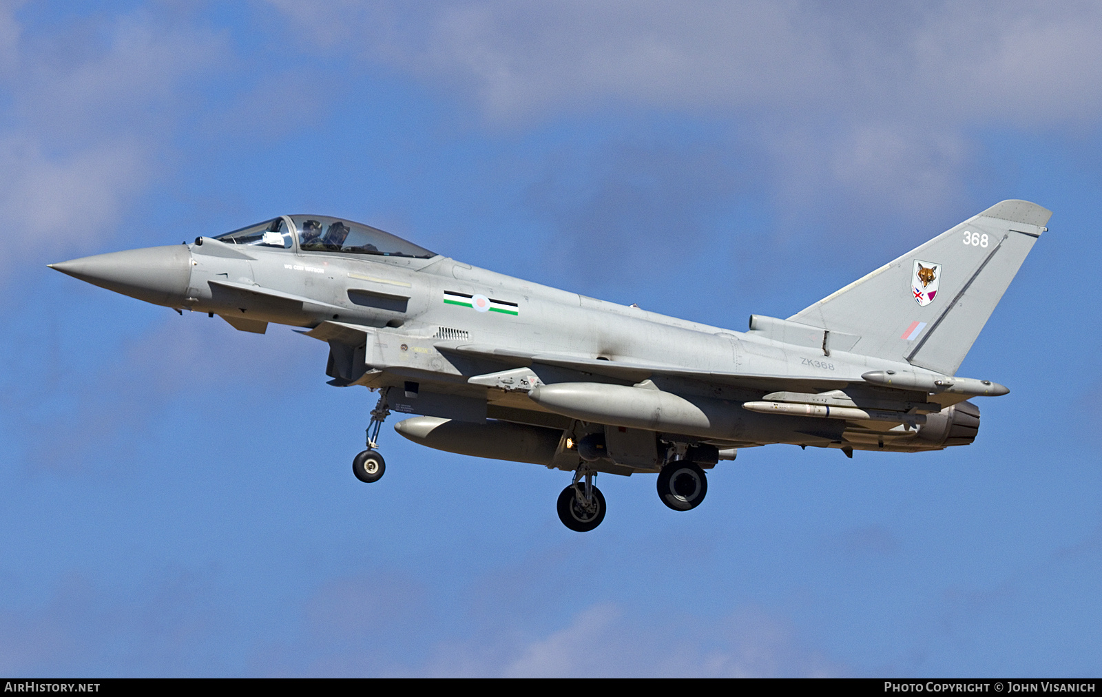Aircraft Photo of ZK368 | Eurofighter EF-2000 Typhoon FGR4 | UK - Air Force | AirHistory.net #732579