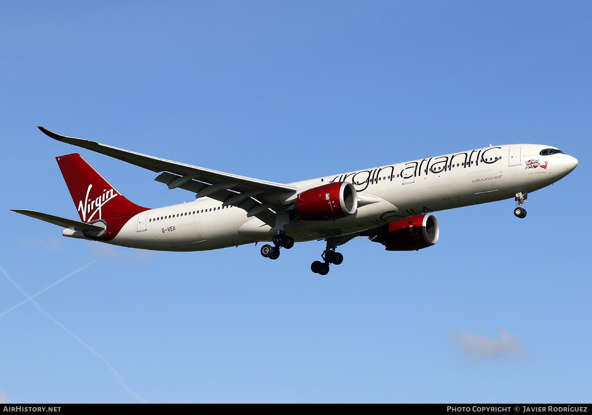 Aircraft Photo of G-VEII | Airbus A330-941N | Virgin Atlantic Airways | AirHistory.net #732620