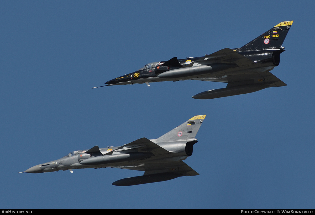 Aircraft Photo of FAC3043 | Israel Aircraft Industries Kfir COA | Colombia - Air Force | AirHistory.net #732625