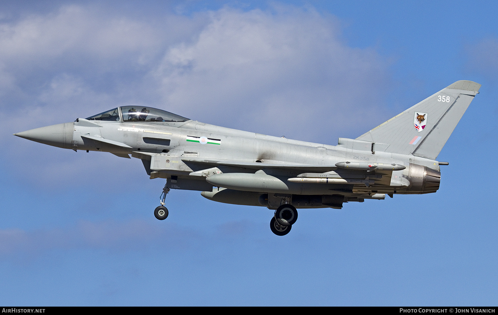 Aircraft Photo of ZK358 | Eurofighter EF-2000 Typhoon FGR4 | UK - Air Force | AirHistory.net #732633