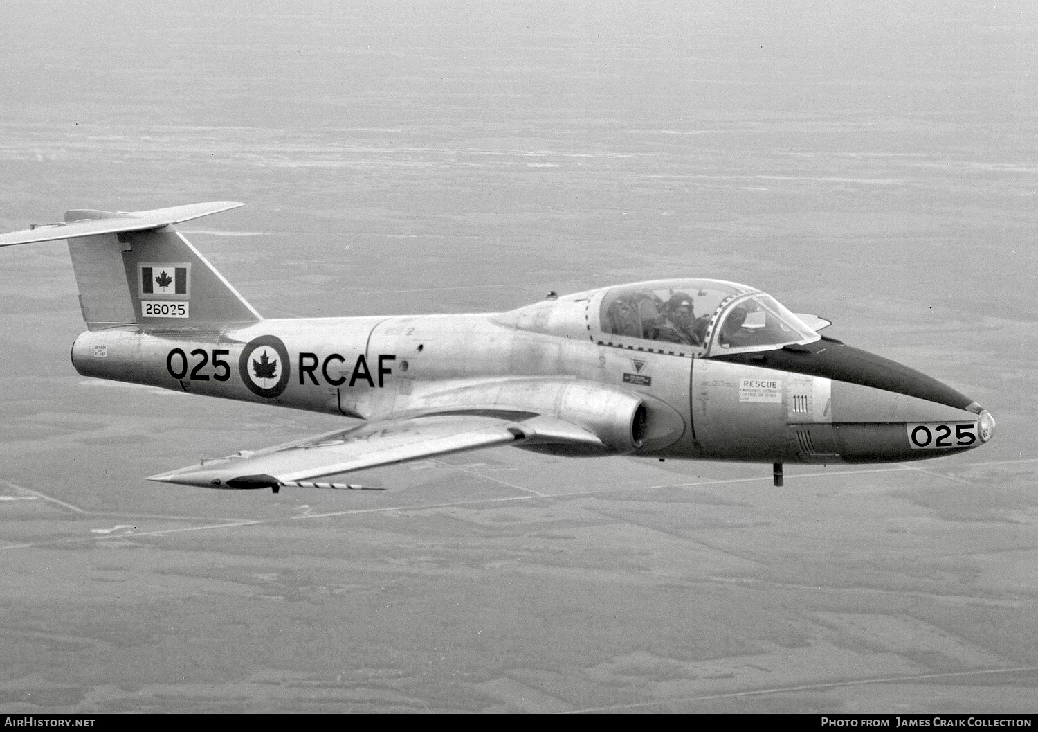 Aircraft Photo of 26025 | Canadair CT-114 Tutor (CL-41A) | Canada - Air Force | AirHistory.net #732636