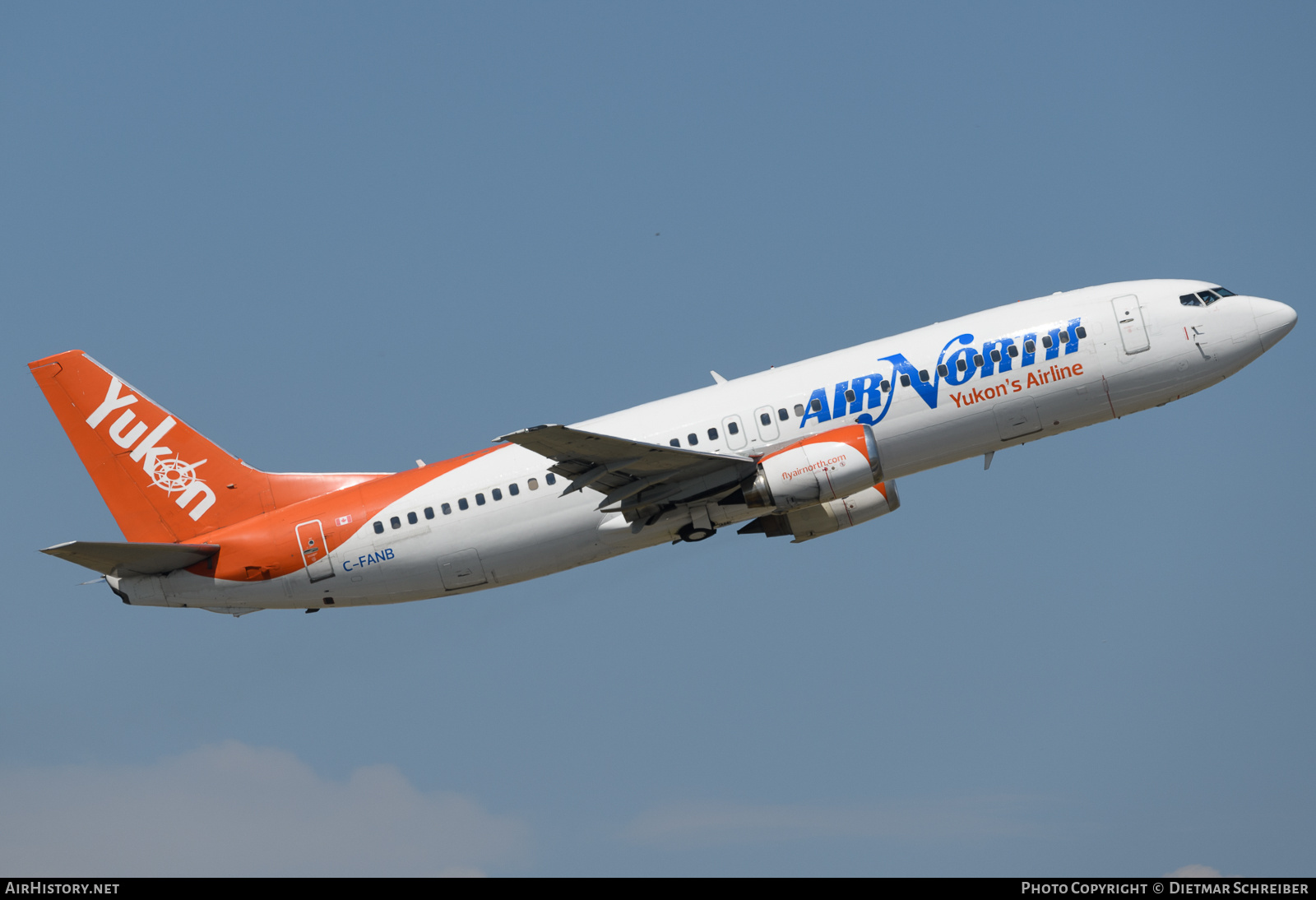 Aircraft Photo of C-FANB | Boeing 737-48E | Air North | AirHistory.net #732663