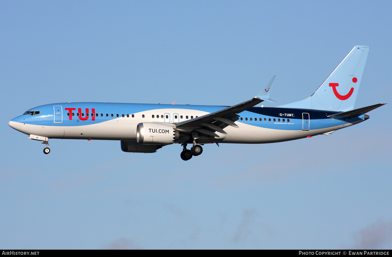 Aircraft Photo of G-TUMT | Boeing 737-8 Max 8 | TUI | AirHistory.net #732767