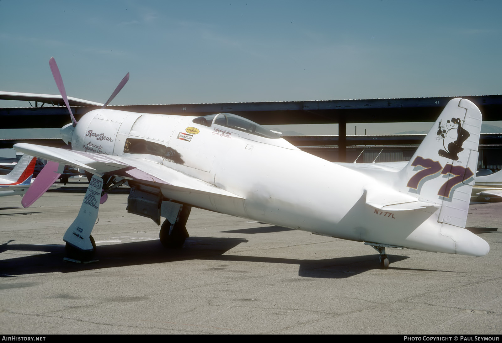 Aircraft Photo of N777L | Grumman F8F-2 Bearcat | AirHistory.net #732834