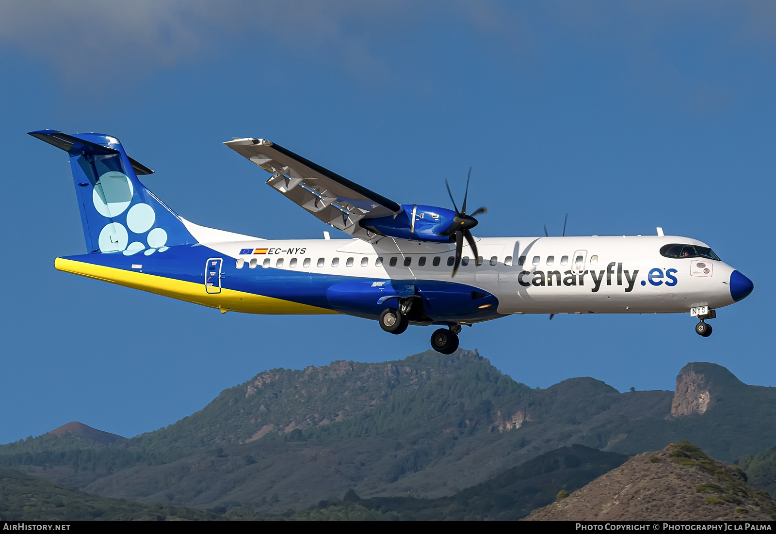 Aircraft Photo of EC-NYS | ATR ATR-72-500 (ATR-72-212A) | Canaryfly | AirHistory.net #732862