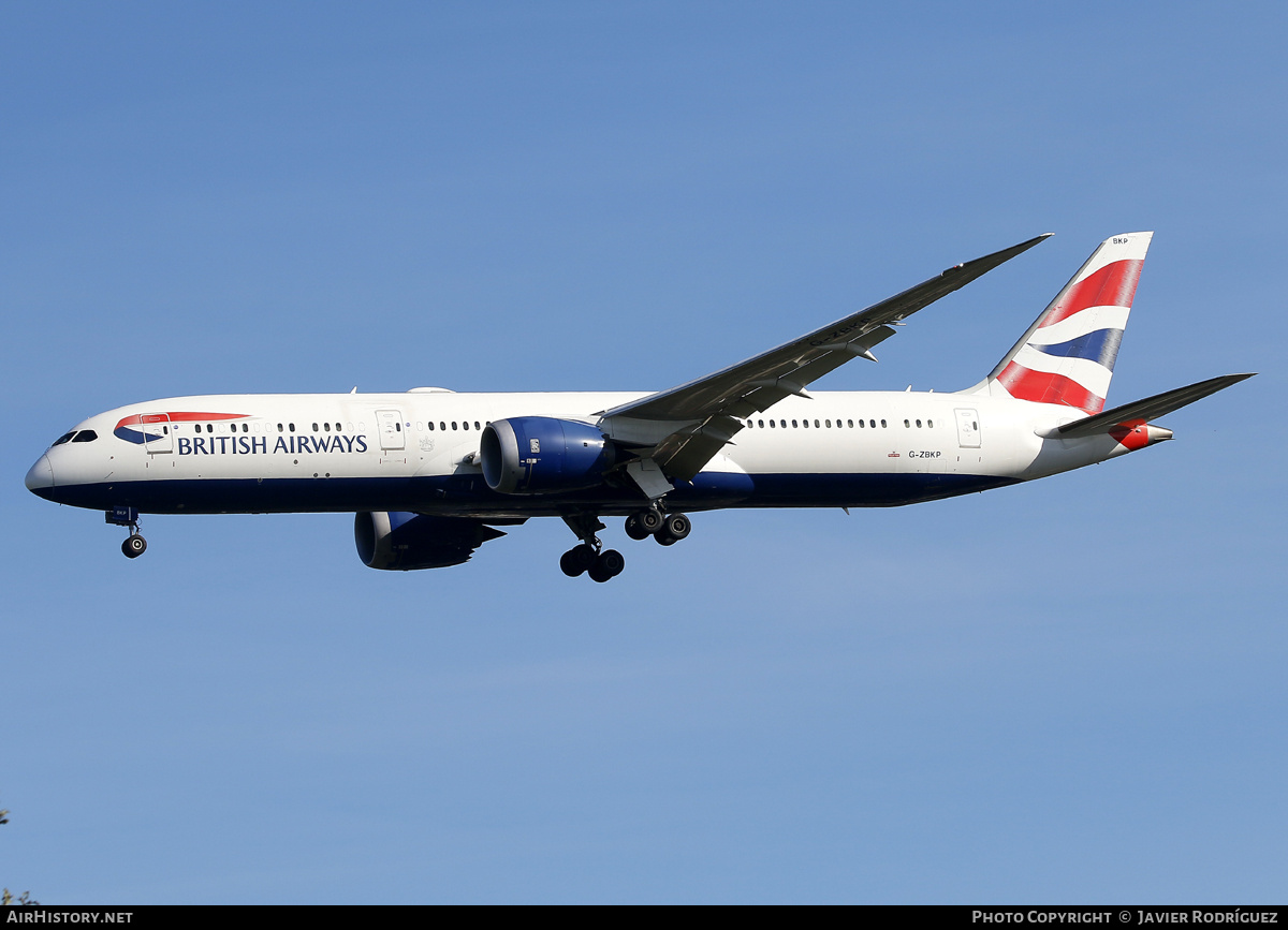 Aircraft Photo of G-ZBKP | Boeing 787-9 Dreamliner | British Airways | AirHistory.net #732873