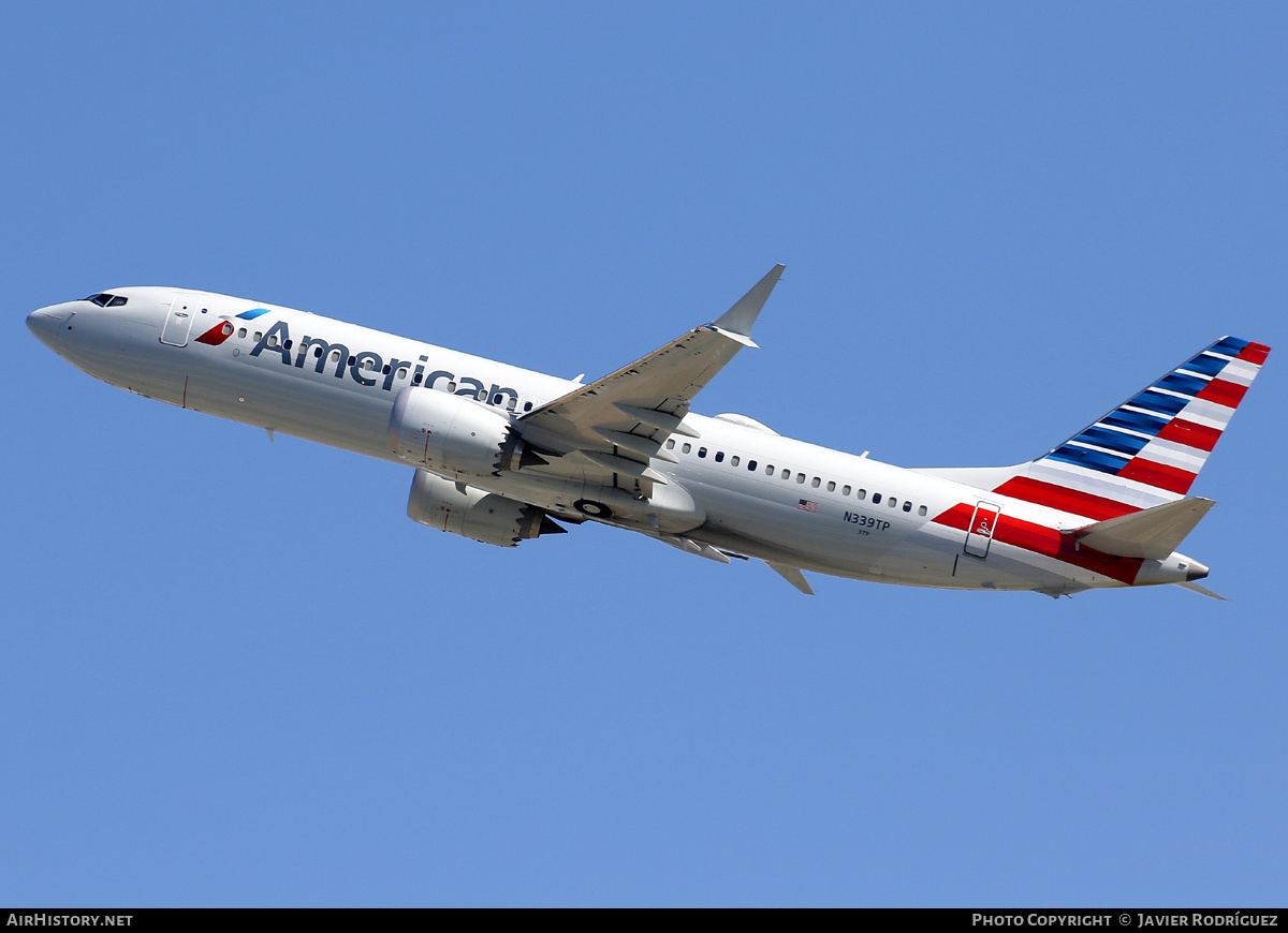 Aircraft Photo of N339TP | Boeing 737-8 Max 8 | American Airlines | AirHistory.net #732875