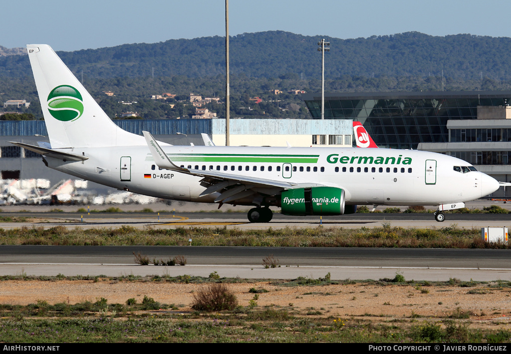 Aircraft Photo of D-AGEP | Boeing 737-75B | Germania | AirHistory.net #732892