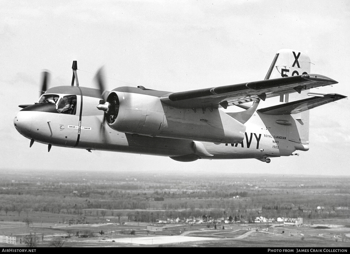 Aircraft Photo of 1500 / X-500 | Grumman S2F-1 Tracker | Canada - Navy | AirHistory.net #732911