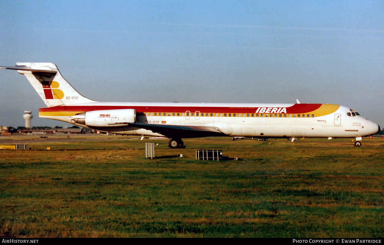 Aircraft Photo of EC-EYZ | McDonnell Douglas MD-87 (DC-9-87) | Iberia | AirHistory.net #732925
