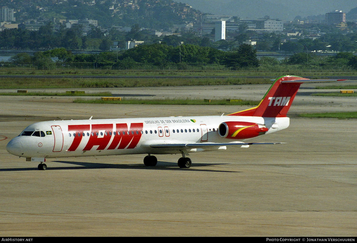 Aircraft Photo of PT-MQJ | Fokker 100 (F28-0100) | TAM Linhas Aéreas | AirHistory.net #732929