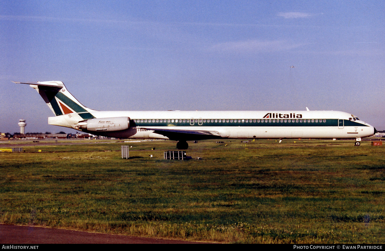 Aircraft Photo of I-DANP | McDonnell Douglas MD-82 (DC-9-82) | Alitalia | AirHistory.net #732938