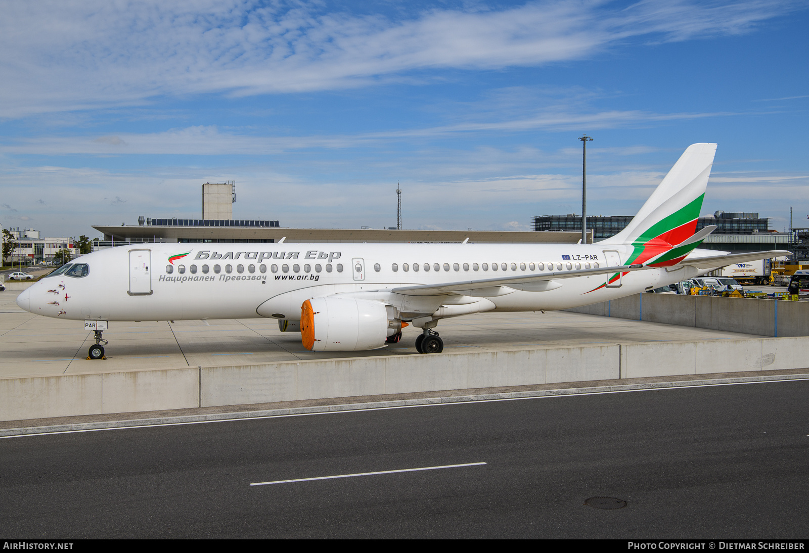 Aircraft Photo of LZ-PAR | Airbus A220-371 (BD-500-1A11) | Bulgaria Air | AirHistory.net #732950